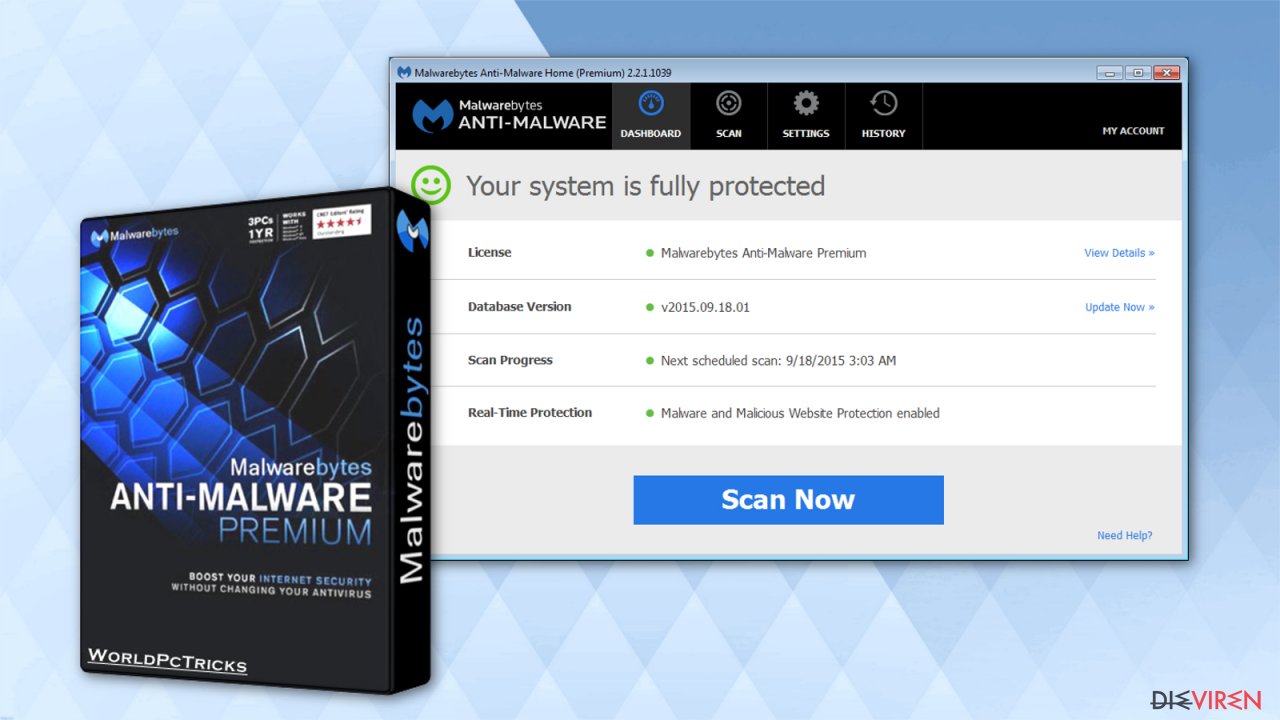 Get Malwarebytes Anti-malware software for free