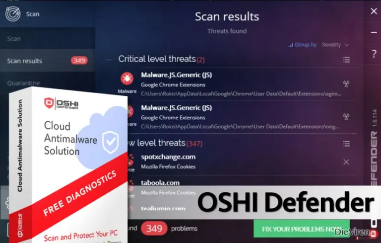 OSHI Defender in action