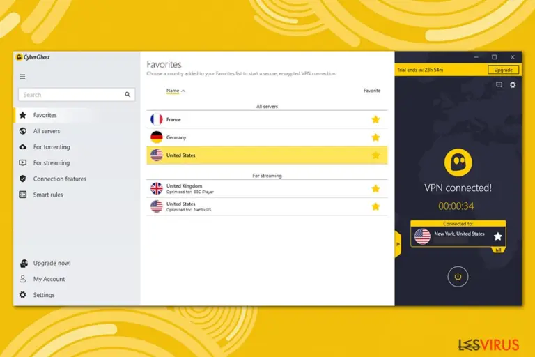 CyberGhost UI
