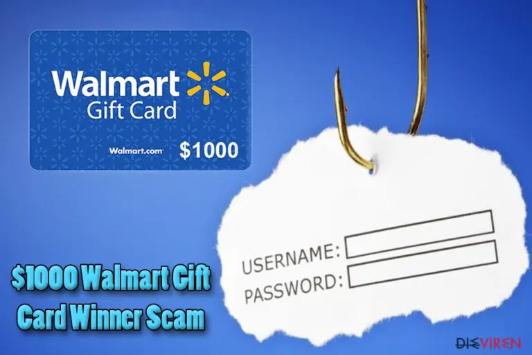 $1000 Walmart Gift Card Winner virus