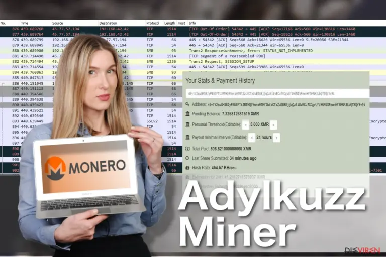 Adylkuzz Miner virus illustration