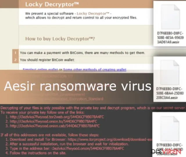 Aesir virus is another version of the Locky