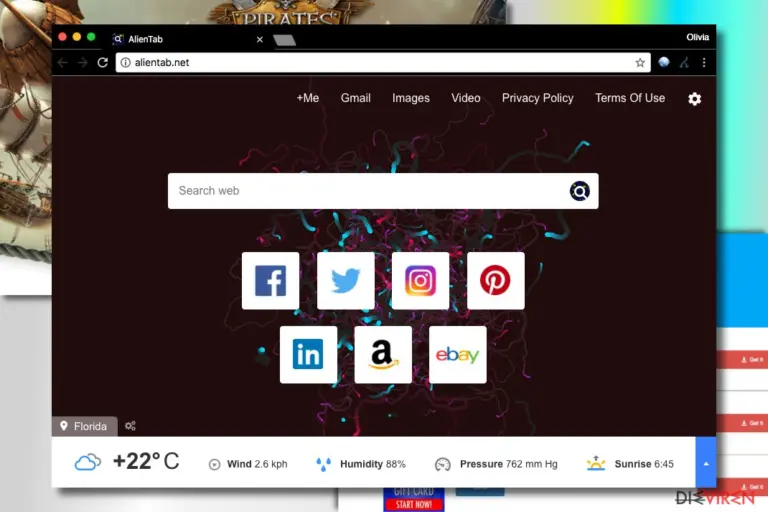 Alientab.net virus