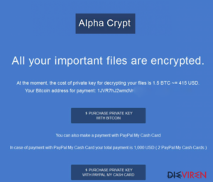 Alpha Crypt