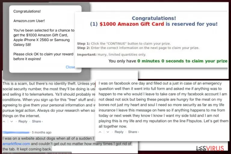 Amarktflow fake reward campaign