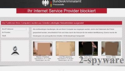 Bundeskriminalamt – Ihr Internet Service Provider blockiert virus