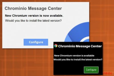"Chrominio Message Center"-Virus