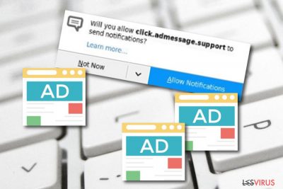 Click.admessage.support-Adware