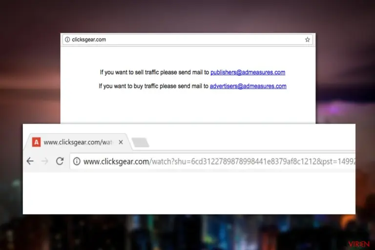 Clicksgear.com virus