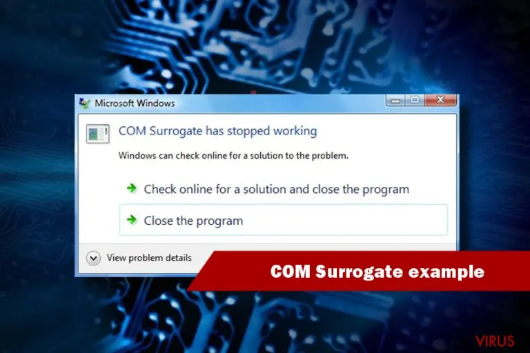 COM surrogate virus