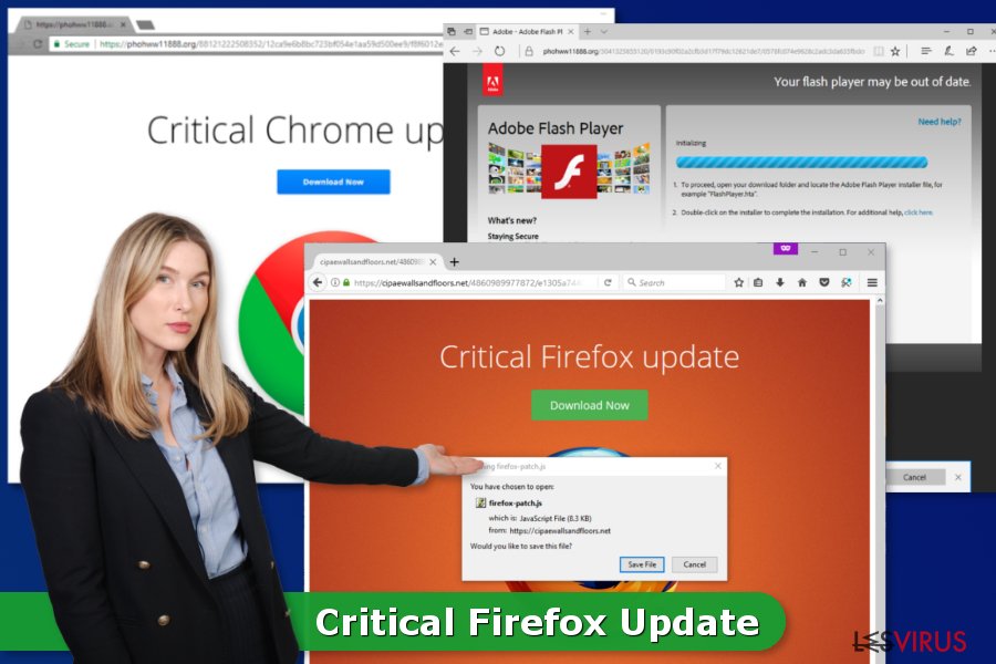 "Critical Firefox Update"-Virus