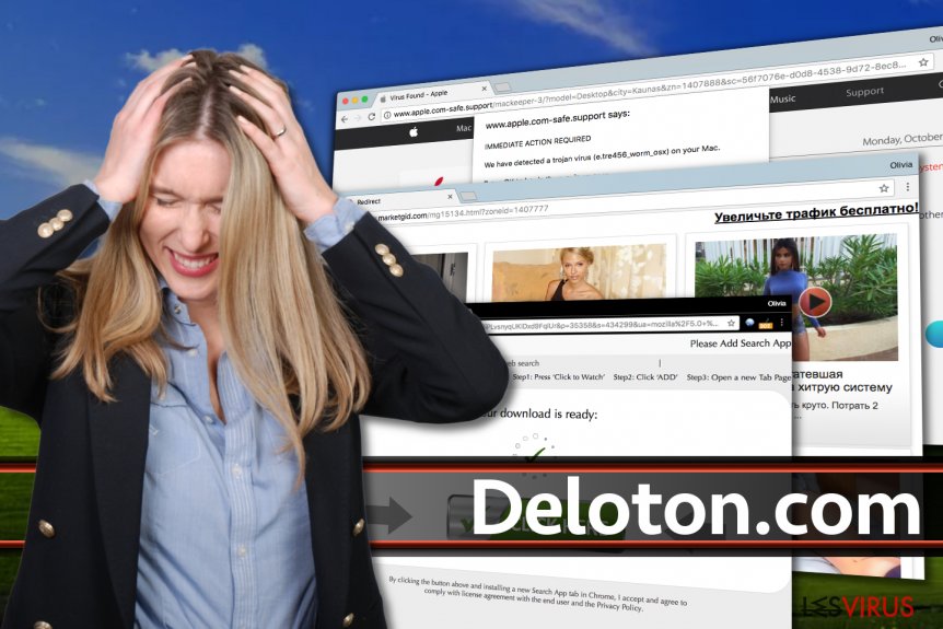 Deloton.com-Anzeigen