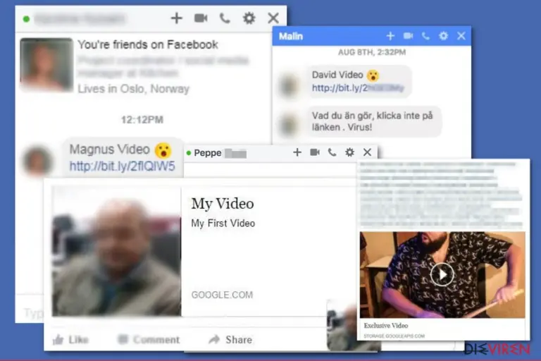 Facebook virus