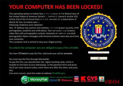 FBI Virus Black Screen