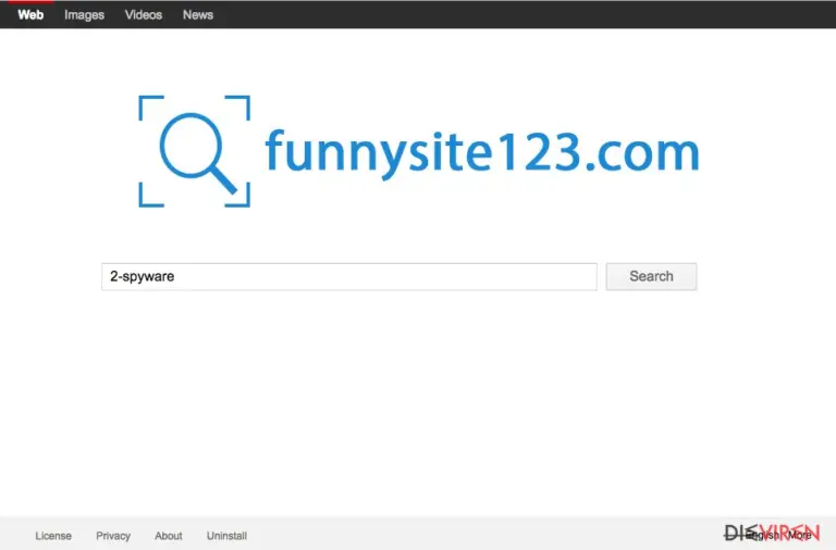 FunnySite123.com screenshot of the site