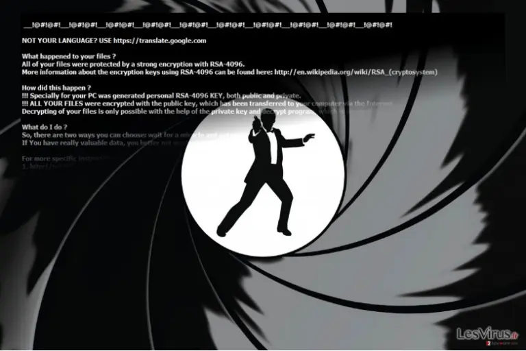 The image of Goldeneye ransomware