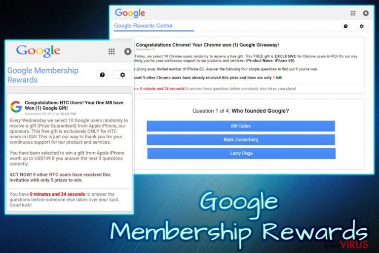 "Google Membership Reward"-Virus