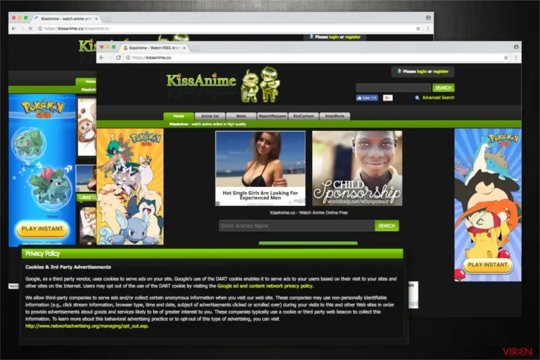 Kissanime virus illustration