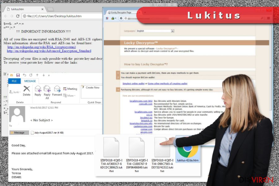 Beispiel Lukitus-Erpressersoftware