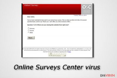 Online Surveys Center virus