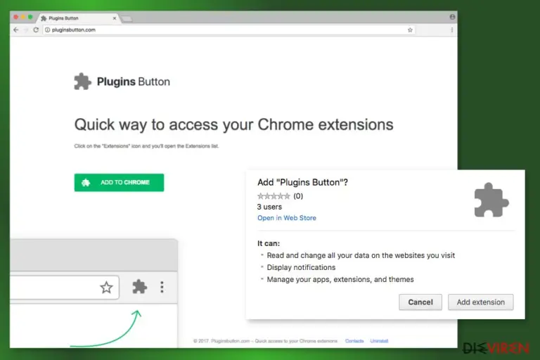 The image of Plugins Button