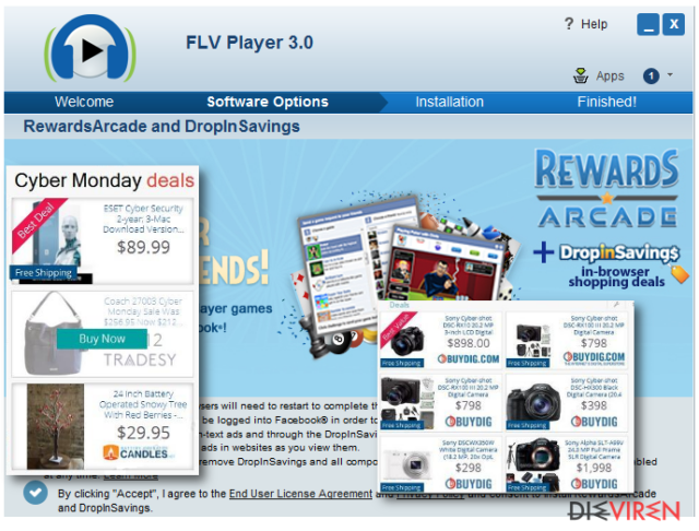 Displaying RewardsArcade ads