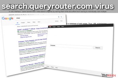 Abbildung des Browser-Hijackers search.queryrouter.com