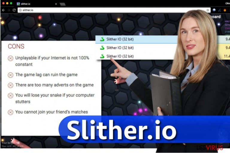Abbildung Slither.io-Anwendung