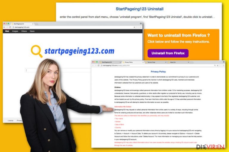 Abbildung StartPageing123.com-Virus