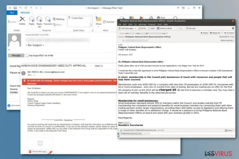 STOP ransomware spreads via emails