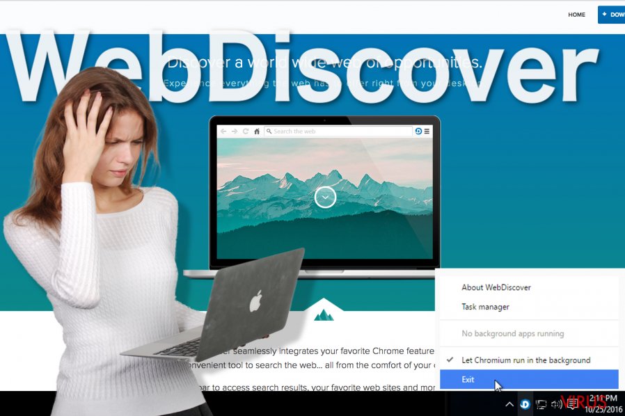 Abbildung WebDiscover Browser